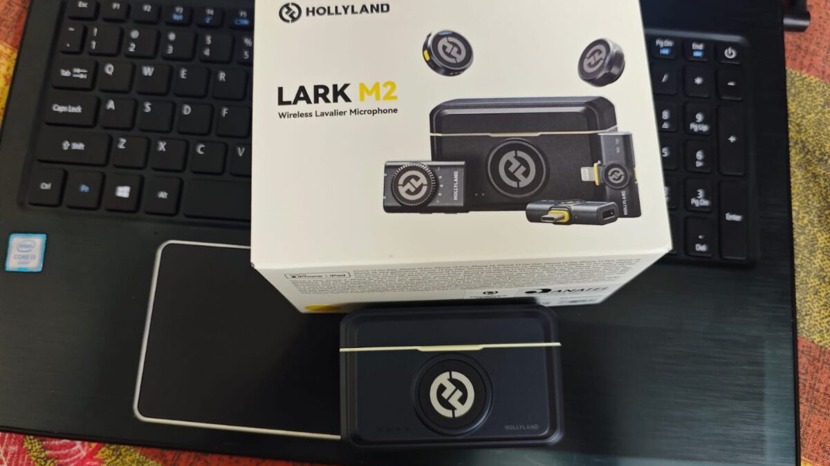 Hollyland lark m2 wireless mic