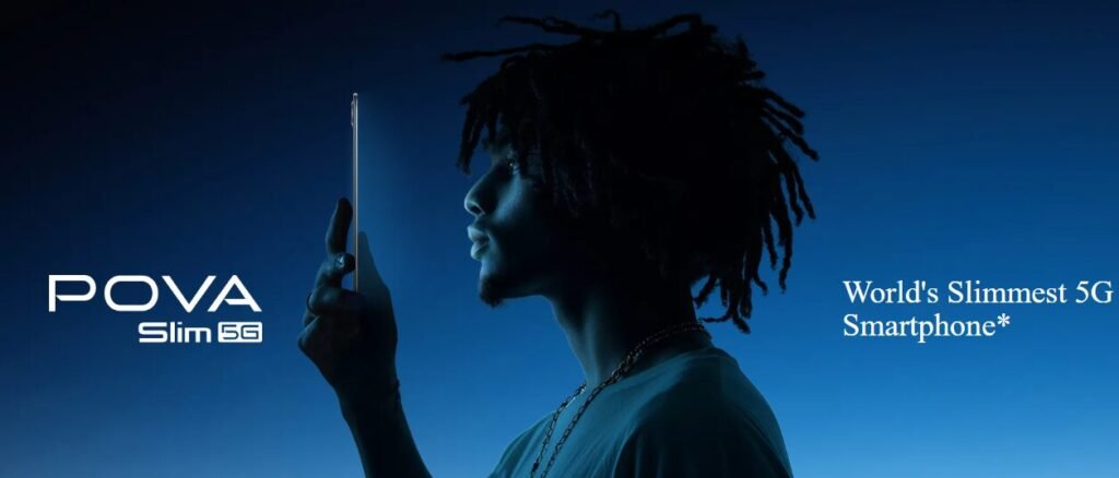 Tecno POVA Slim 5G: World’s Slimmest Curved Display Smartphone Launching on September 4
