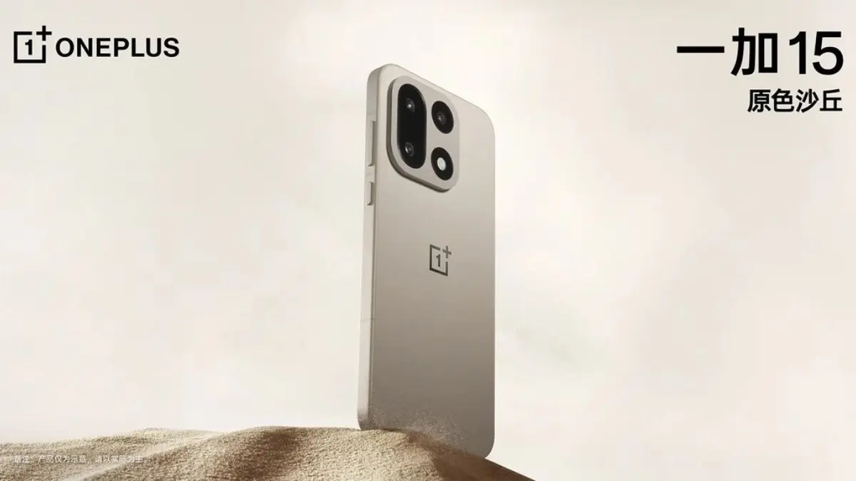 OnePlus 15 triple 50MP camera setup with DetailMax imaging engine