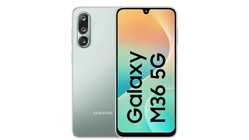 Samsung Galaxy M36 5G smartphone with long battery life and One UI experience – Festival sale 2025