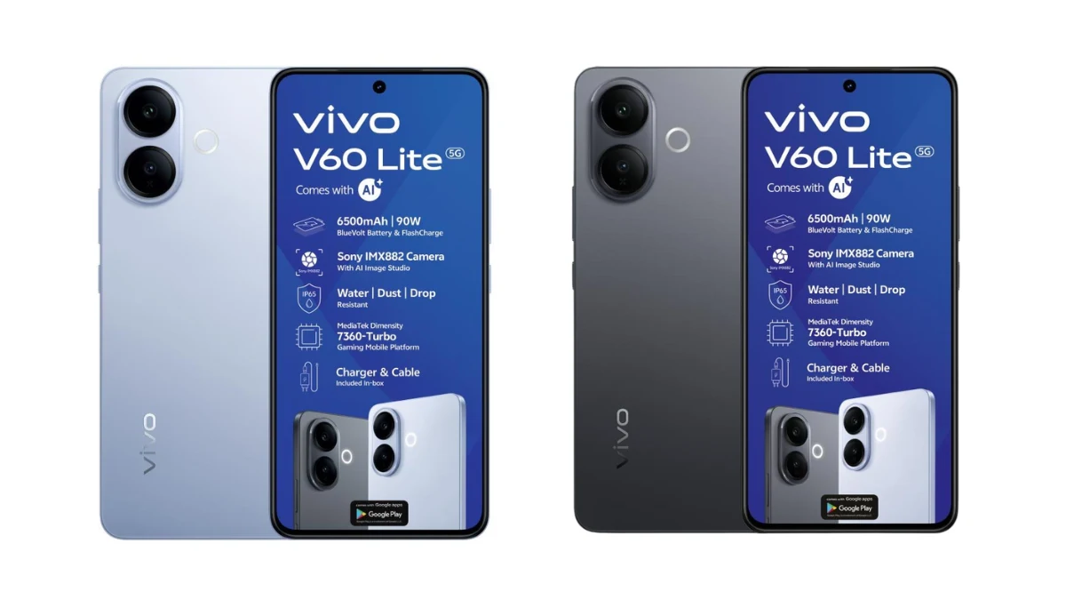 Vivo V60 Lite 4G 6.77-inch AMOLED display 120Hz refresh rate