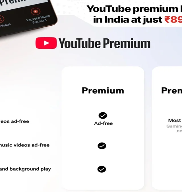 YouTube Premium Lite features and price in India