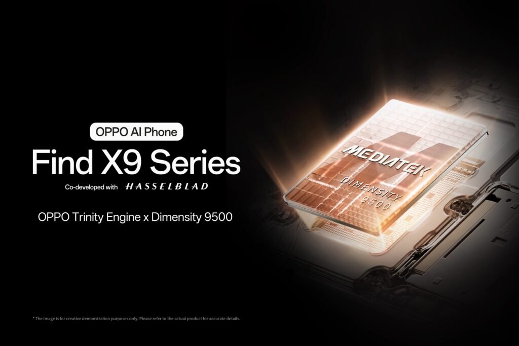 OPPO Find X9 5G smartphone launch teaser with official design preview