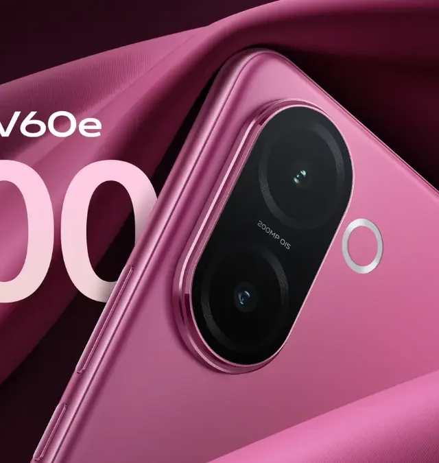 Vivo V60e 5G with 200MP primary camera and telephoto lens