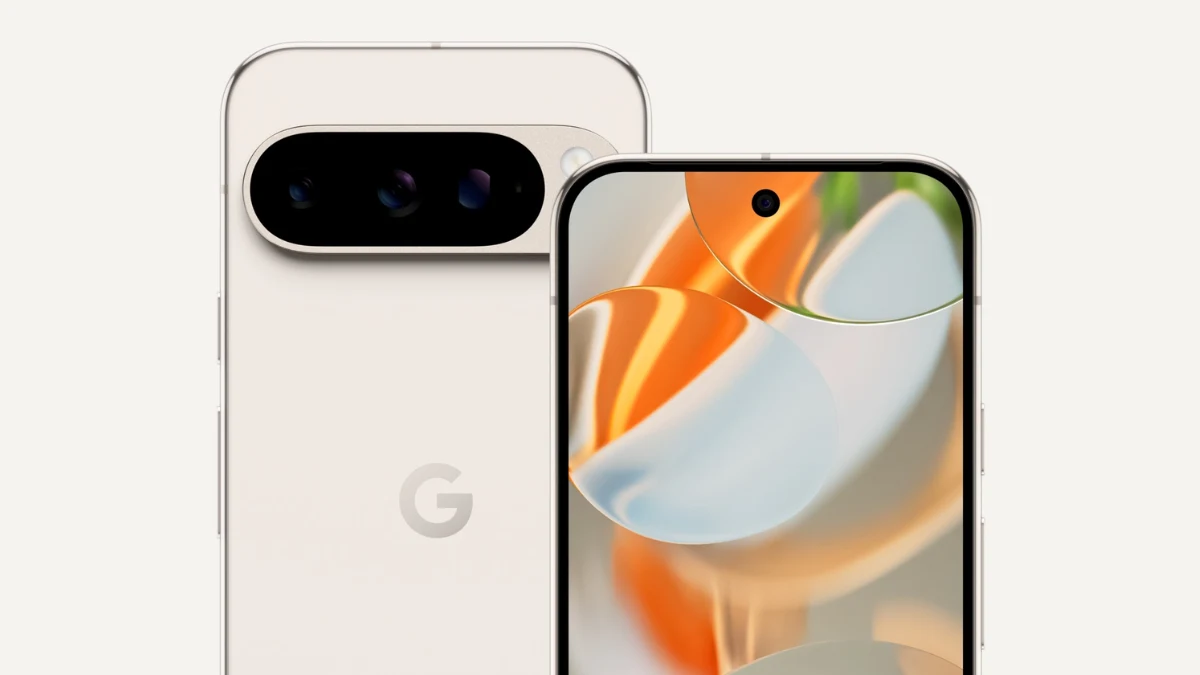 Google Pixel 9 Pro showcasing its sleek design, advanced AI features, and triple camera system