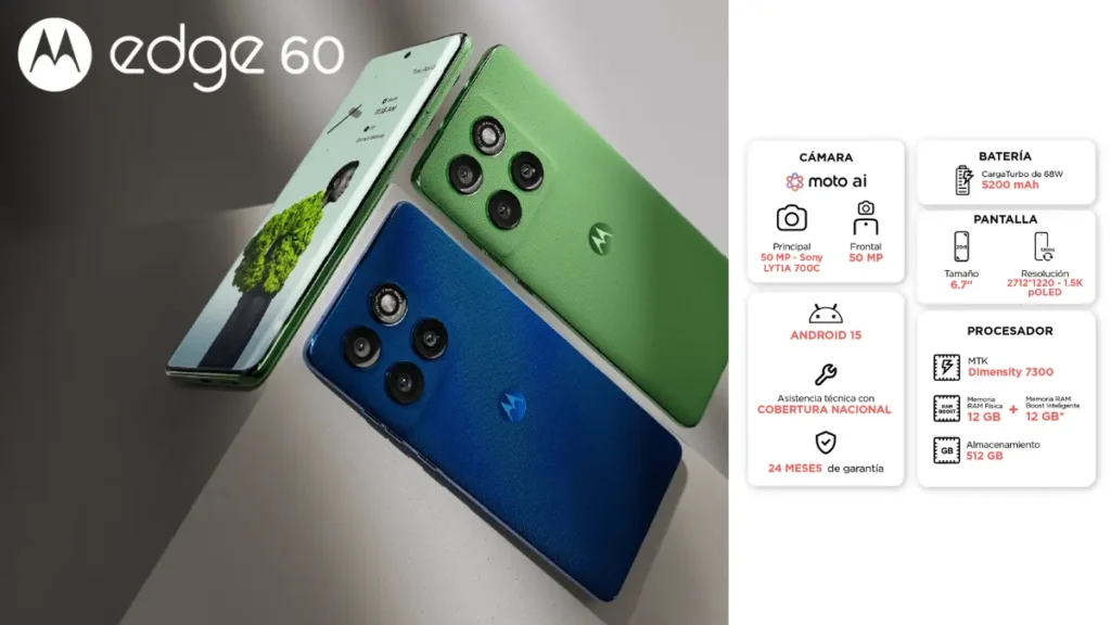 Motorola Edge 70 50MP camera with OIS and ultra-wide lens