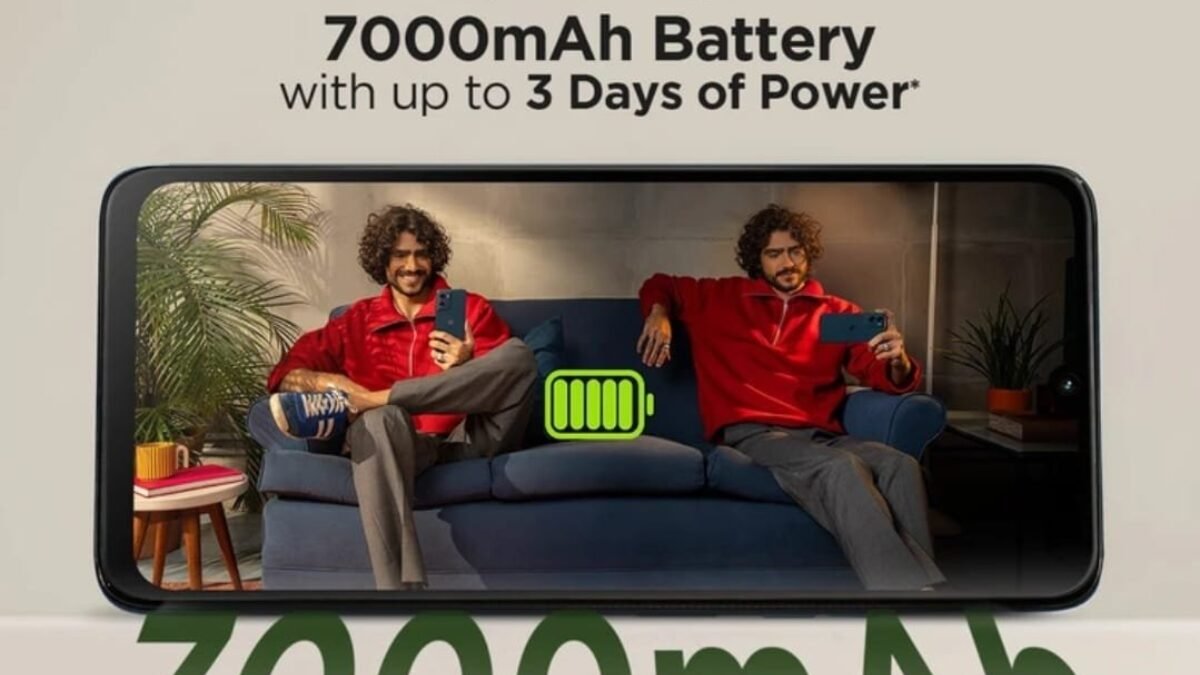 Motorola Moto G06 Power smartphone with 7000mAh battery, 120Hz display, and Android 15