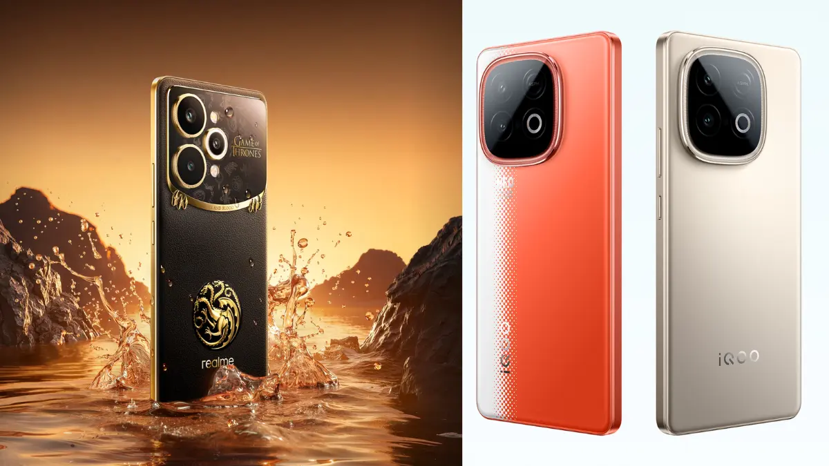 Realme 15 Pro 5G vs iQOO Neo 10 comparison with specs and design