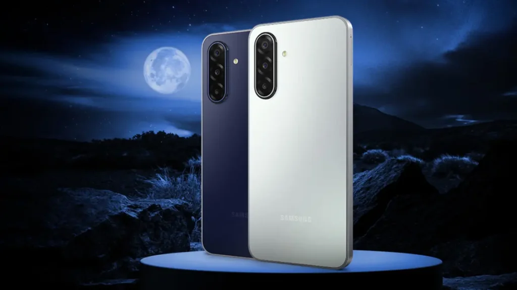 Samsung Galaxy M17 5G triple camera setup with 50MP main sensor and OIS