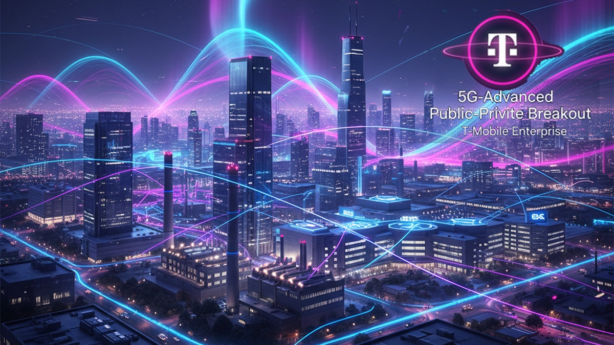 T-Mobile 5G-Advanced Public-Private Breakout feature showcasing hybrid 5G connectivity for enterprises
