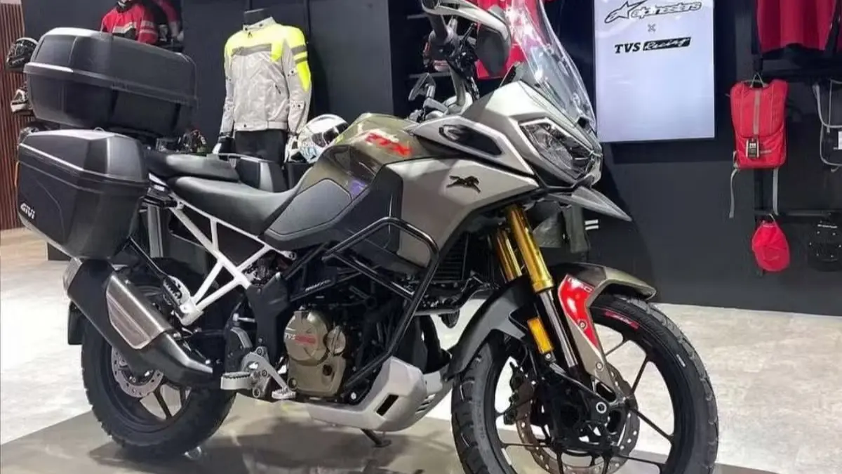 TVS RTX 300 Adventure Tourer India Launch – Powerful 300cc bike with off-road design and touring features