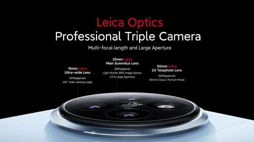 Xiaomi 14 CIVI Leica triple camera and curved AMOLED display showcasing sleek Matcha Green design