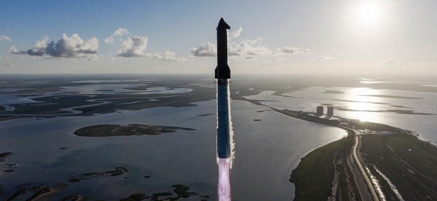 SpaceX Final Starship Version 2 Launch from Starbase Texas before transition to Starship V3.