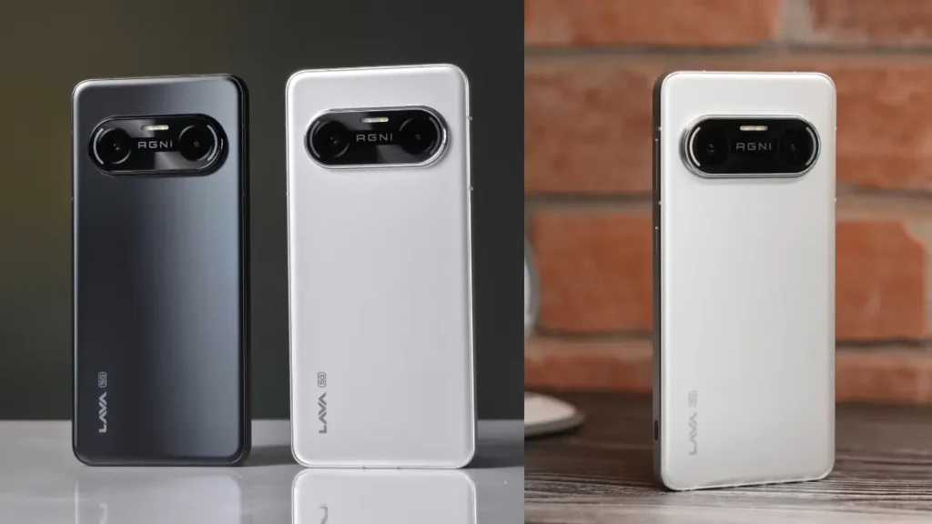 Lava Agni 4 rear camera with 50MP OIS dual-camera setup - Lava Agni 4 Launched