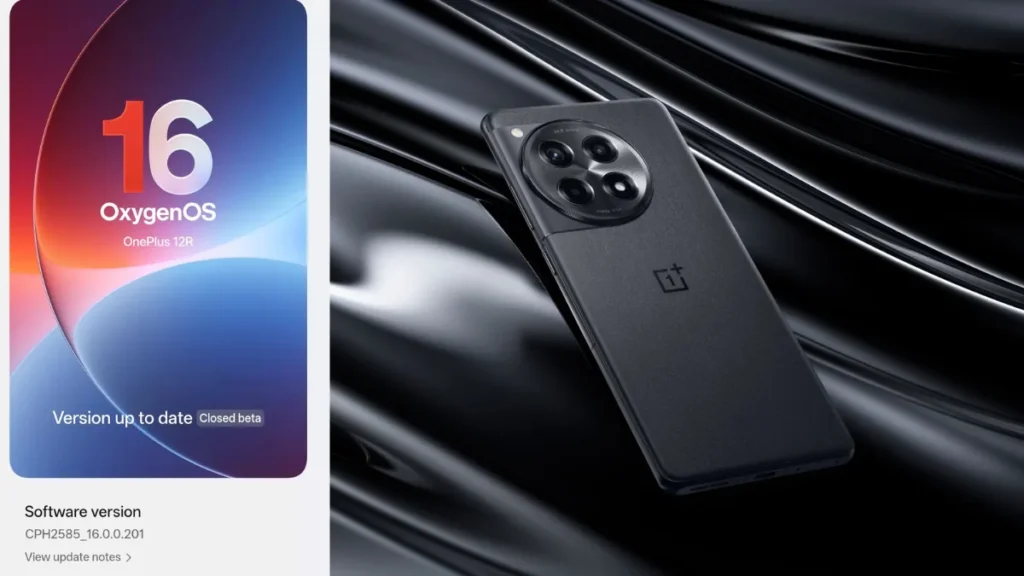 OxygenOS 16 interface showing redesigned UI, smooth animations, and improved performance on OnePlus 12R - OxygenOS 16 Update for OnePlus 12R