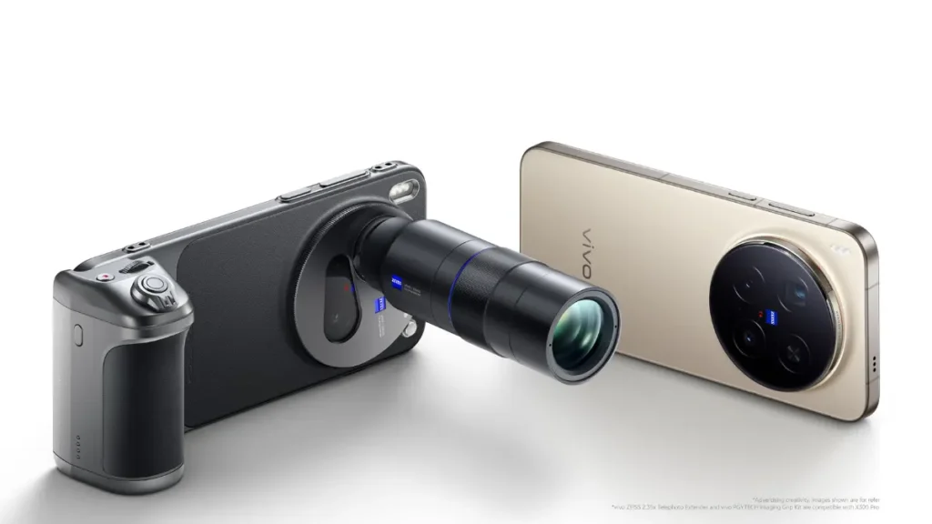 Vivo X300 Pro Full Specifications Revealed: Stunning Camera, 1.5K LTPO Display, Dimensity 9500 Power & Flagship Performance Leaks! 1 Vivo X300 Pro Full Specifications with triple rear camera setup including periscope lens