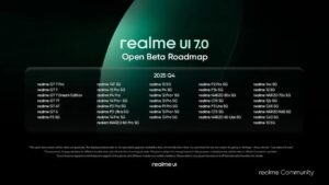 realme ui 7 update list date