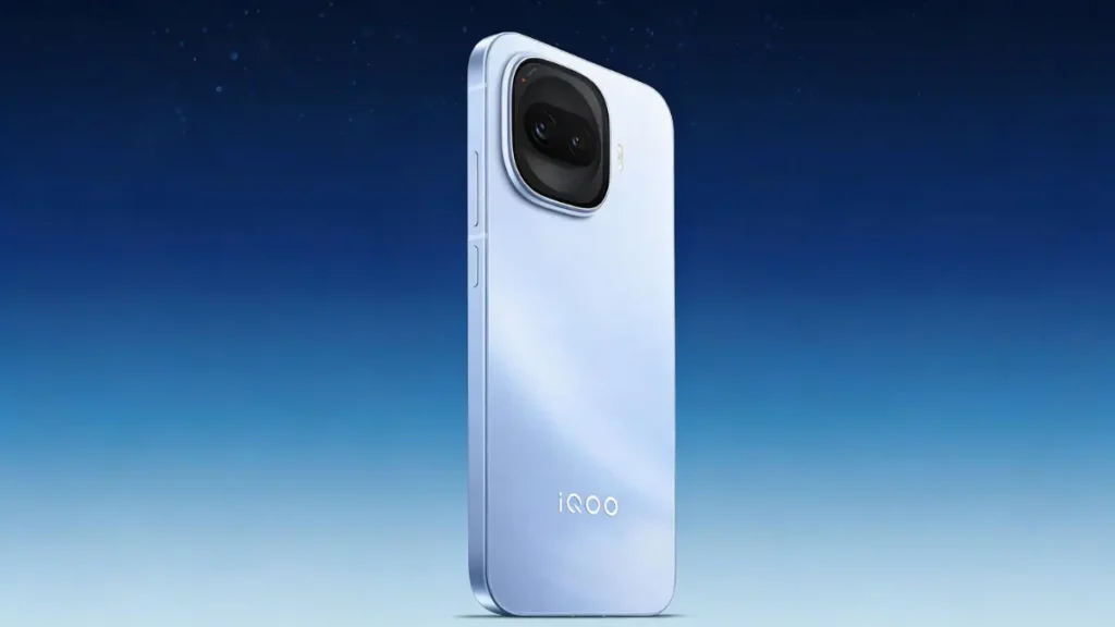 iQOO Z11 Turbo Launch Soon: Flagship Chip, OLED Display & 7,600mAh Battery 1 iQOO Z11 Turbo smartphone rear design showcasing premium flat edges and large dual camera module