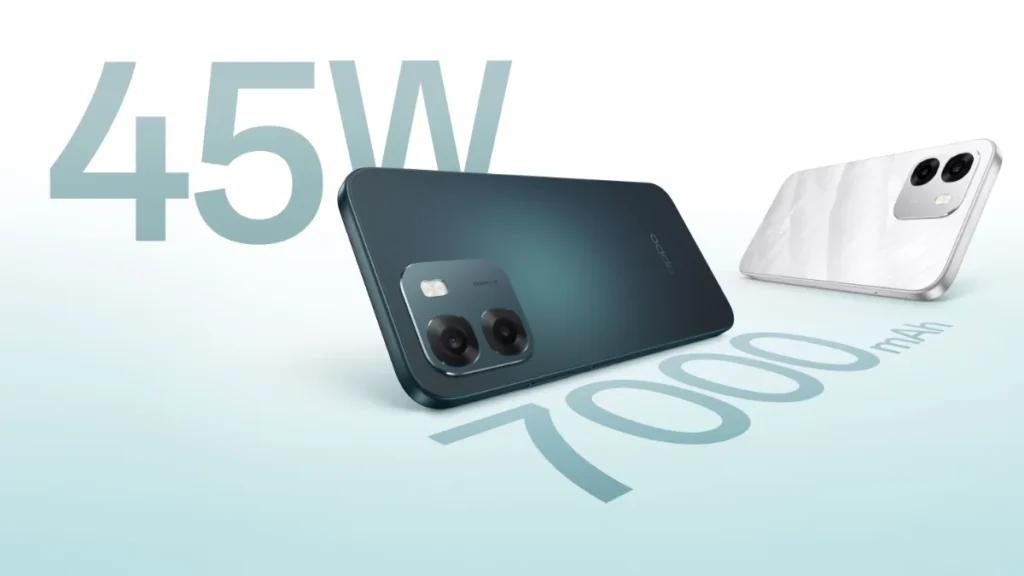 OPPO A6 5G Launched in India with 7000mAh Battery & IP69 Rating – Price Starts at ₹17,999 1 OPPO A6 5G smartphone with 7000mAh battery and 45W fast charging design