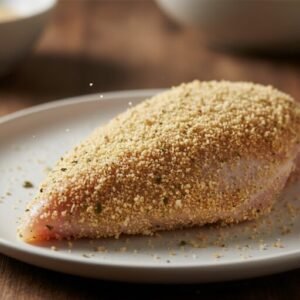 Ragu Chicken Parm Recipe – Easy Baked Chicken Parmesan with Cheesy Pasta 6 Chicken breast coated in seasoned breadcrumbs for baked chicken parmesan