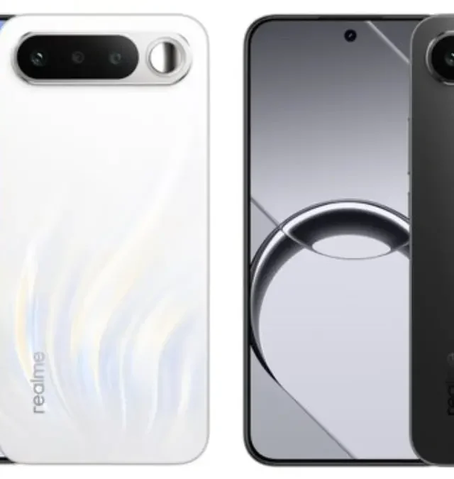 Realme 16 5G India Launch Tipped After BIS Listing — What You Must Know 2 Realme 16 5G smartphone showing front AMOLED display and premium matte black rear design with horizontal dual camera module