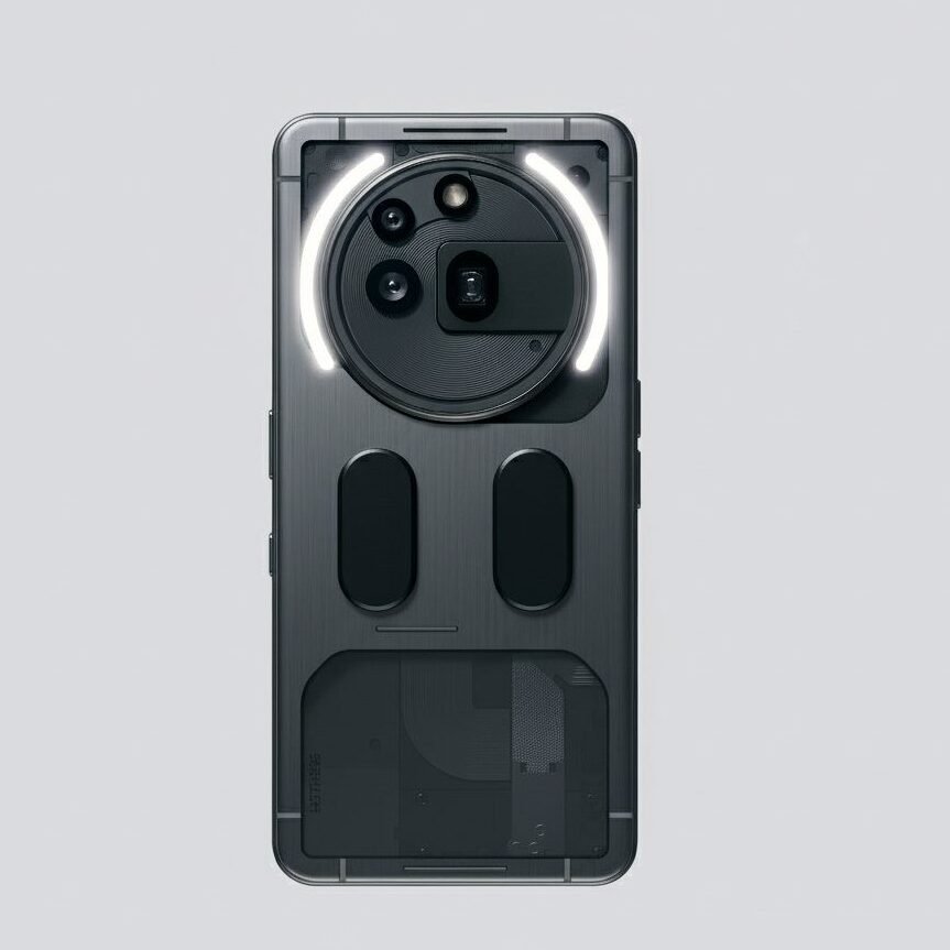 Nothing Phone 4a Pro Back Design with Glyph Interface and Triple Camera Setup