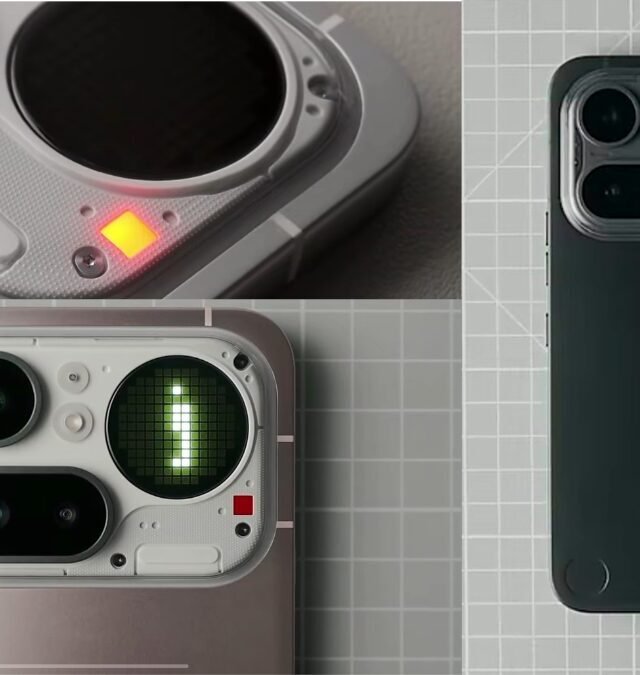 Nothing Phone 4a Pro Glyph Bar LED display and camera module design