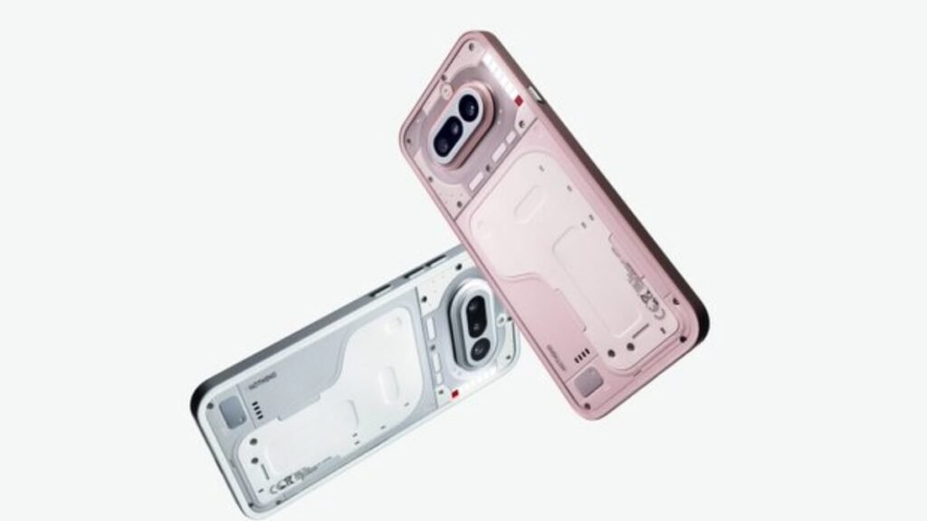 Nothing Phone 4a and Nothing Phone 4a Pro with transparent design and new Glyph Bar lighting system