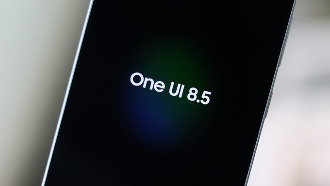 Samsung One UI 8.5 Update: New Galaxy AI Features, Eligible Phones, Release Timeline 12 Samsung One UI 8.5 update screen displayed on a Galaxy smartphone with a dark background and glowing interface effect