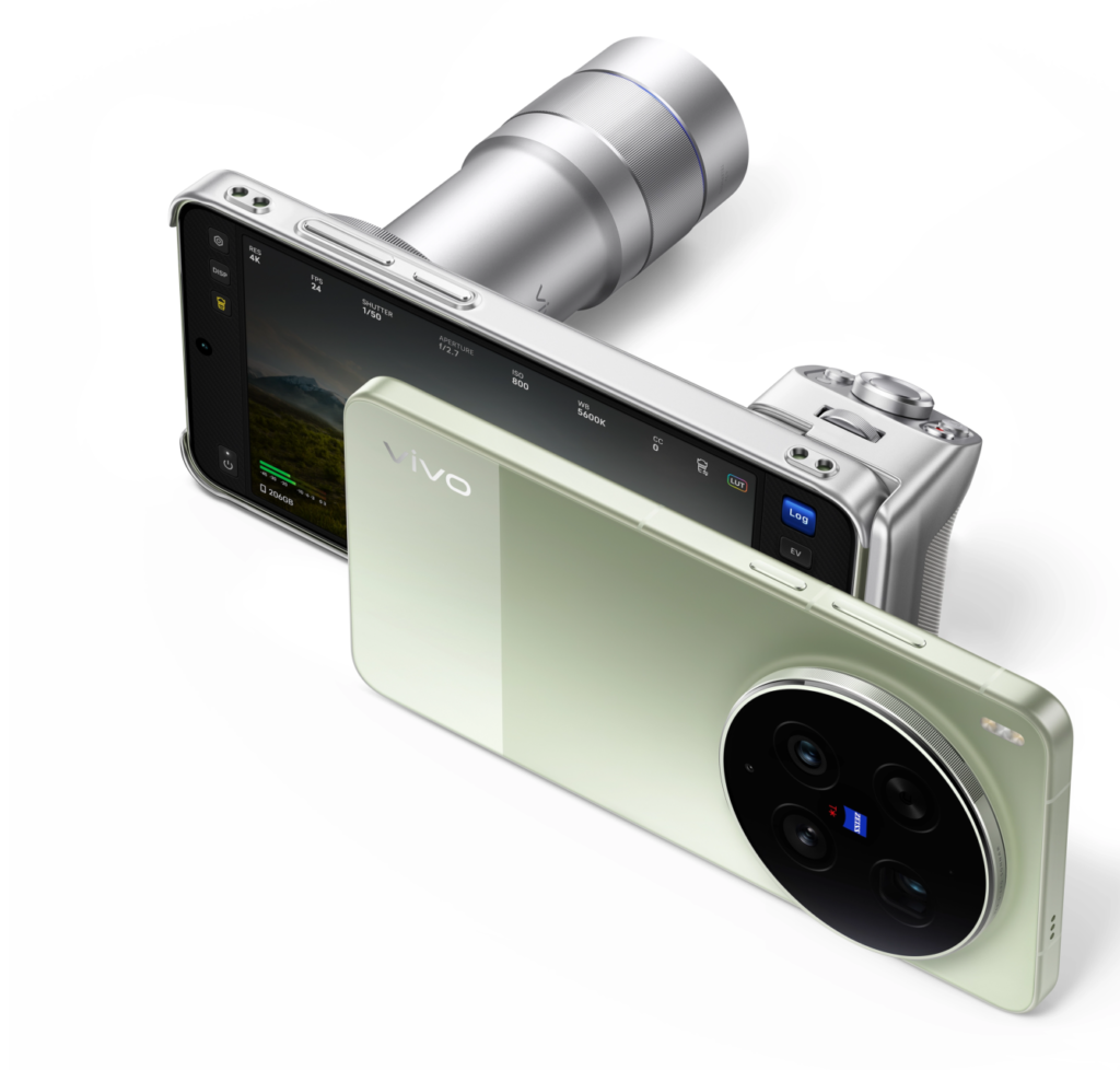 Vivo X300 Ultra Launched in India With 200MP Camera and Snapdragon 8 Elite 13 Close-up view of the Vivo X300 Ultra featuring a large ZEISS-powered circular camera setup and optional professional camera grip accessory.